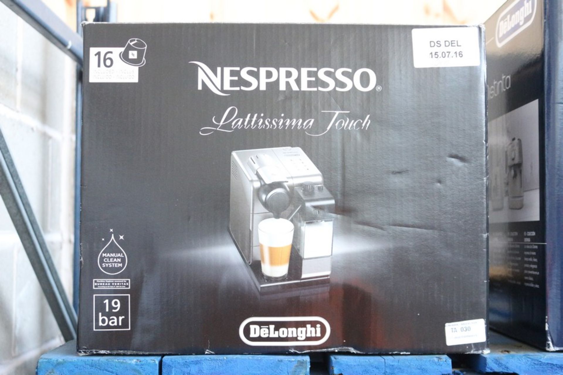 1X BOXED DELONGHI NESPRESSO LATISSIMA TOUCH RRP £200 (DS-DEL)