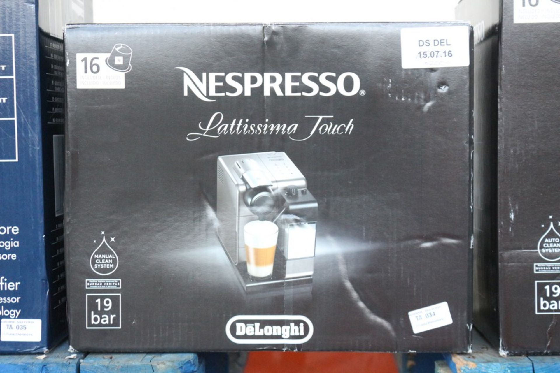 1X BOXED DELONGHI NESPRESSO LATISSIMA TOUCH RRP £200 (DS-DEL)