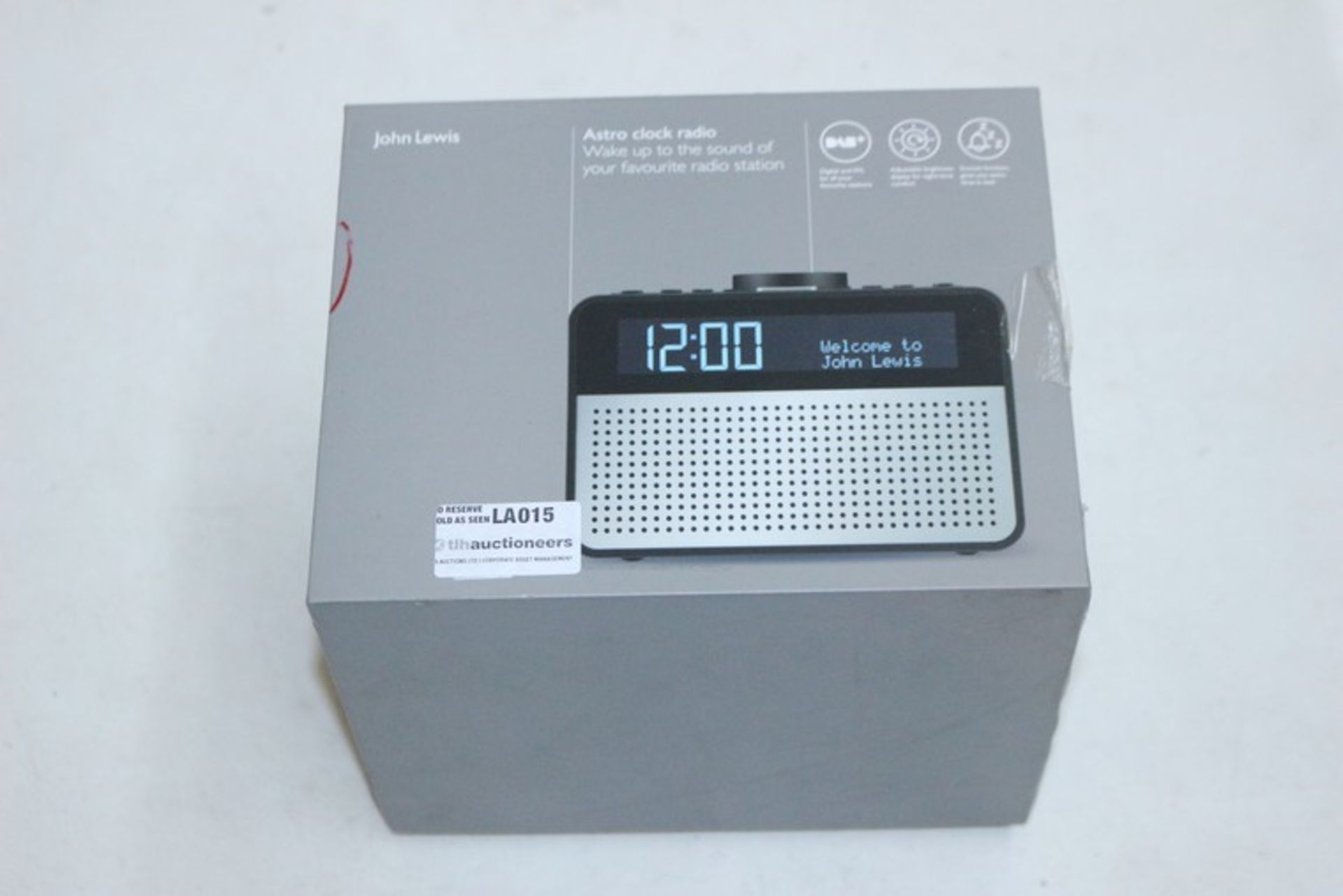 2 x BOXED ASTRO RADIO DAB FM ALARM CLOCK *PLEASE NOTE THAT THE BID PRICE IS MULTIPLIED BY THE NUMBER