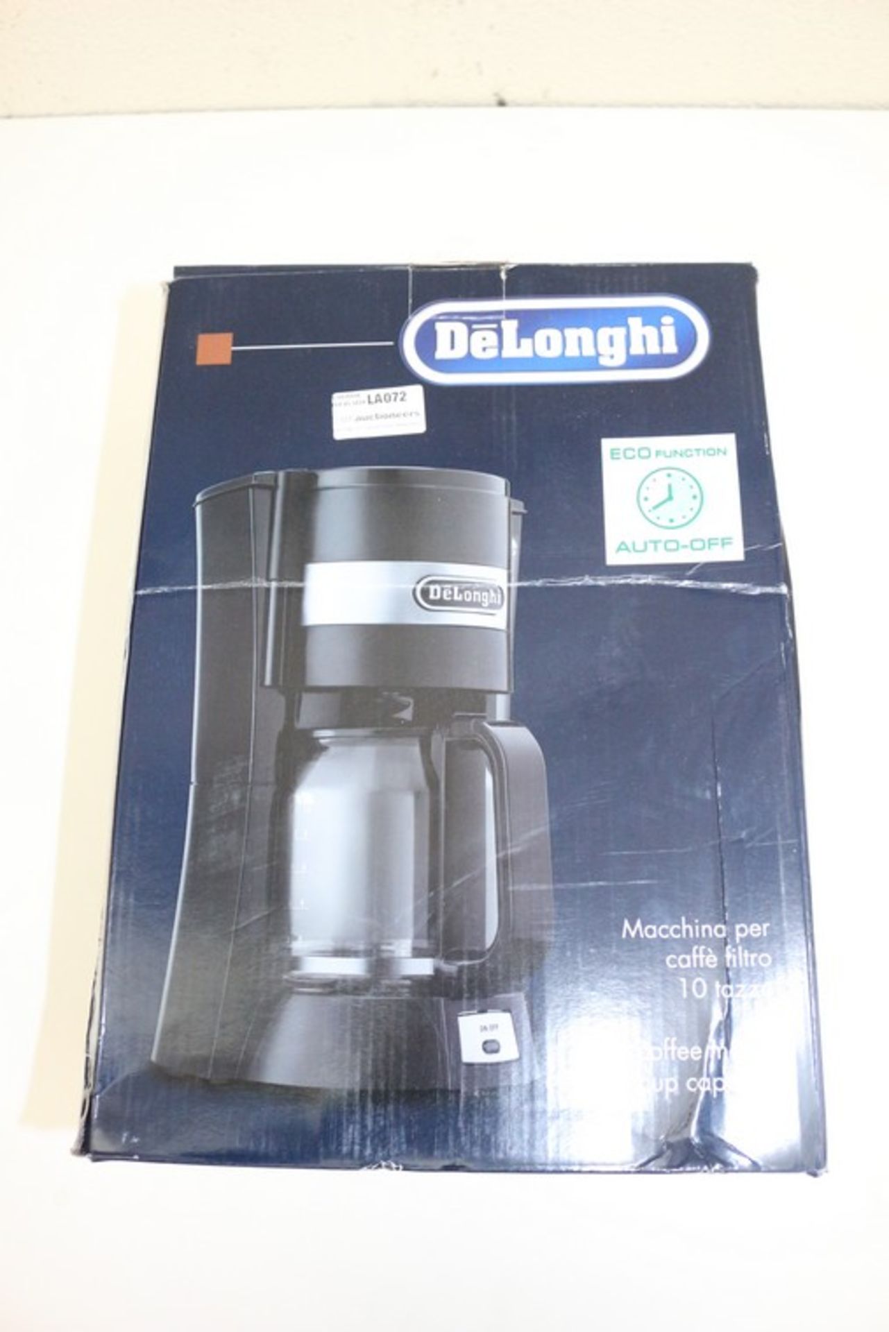 1 x BOXED 10 CUP CAPACITY FILTER COFFEE MAKER *PLEASE NOTE THAT THE BID PRICE IS MULTIPLIED BY THE