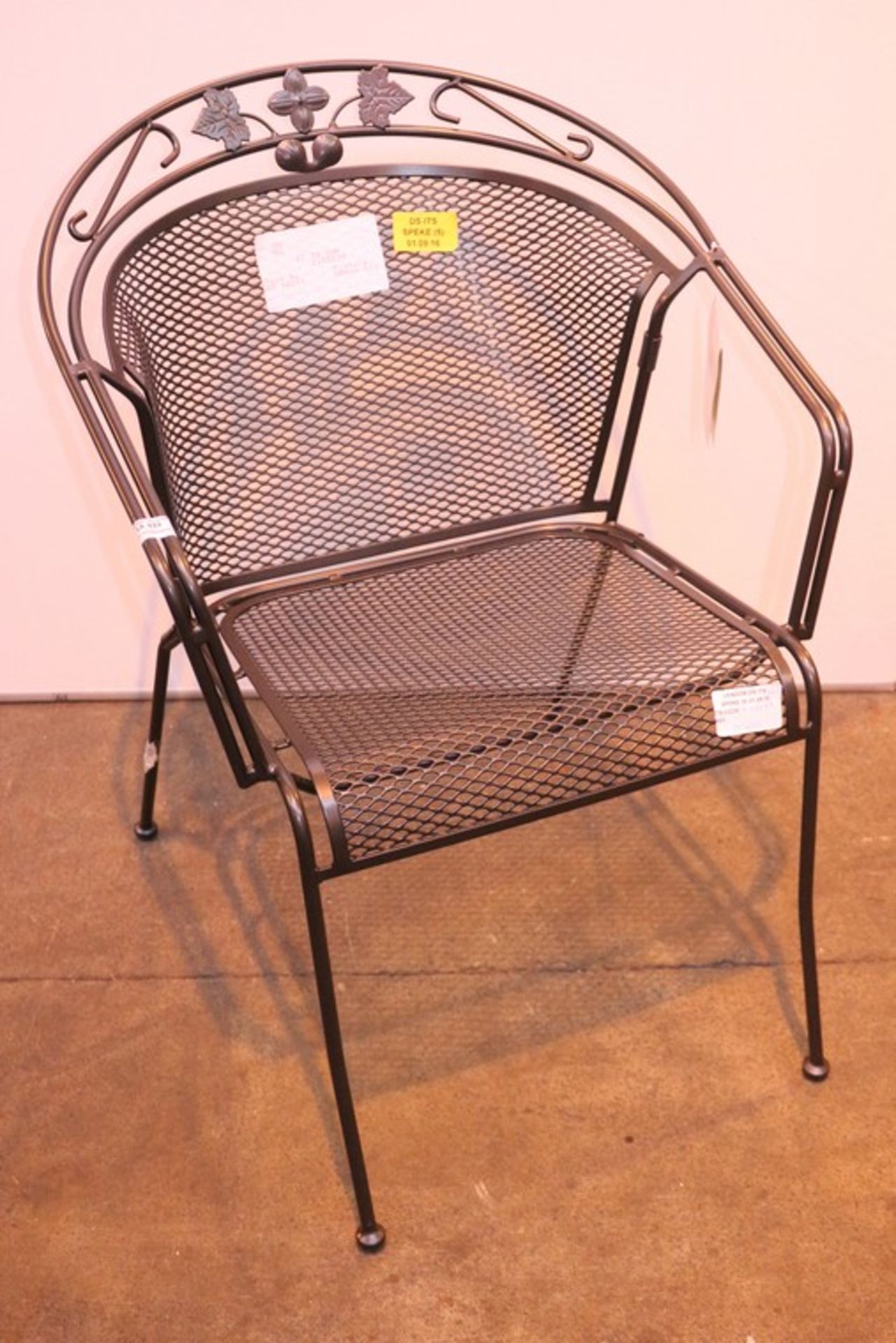 1 x KETTLER HENLEY ROUND BACK STACKING GARDEN DINING CHAIR (2152239) RRP £140 (1.9.16) *PLEASE