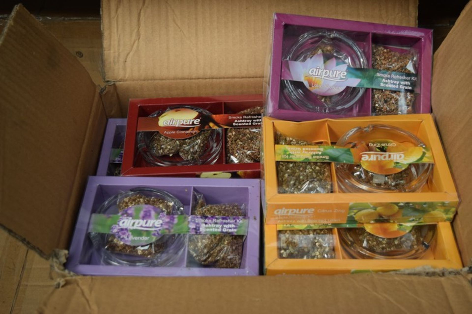 1 X BOX CONTAINING 24 BOXES OF PURE SMOKE FREE REFRESHER KIT FRAGRANCE LAVENDER AND LOTUS FLOWER,