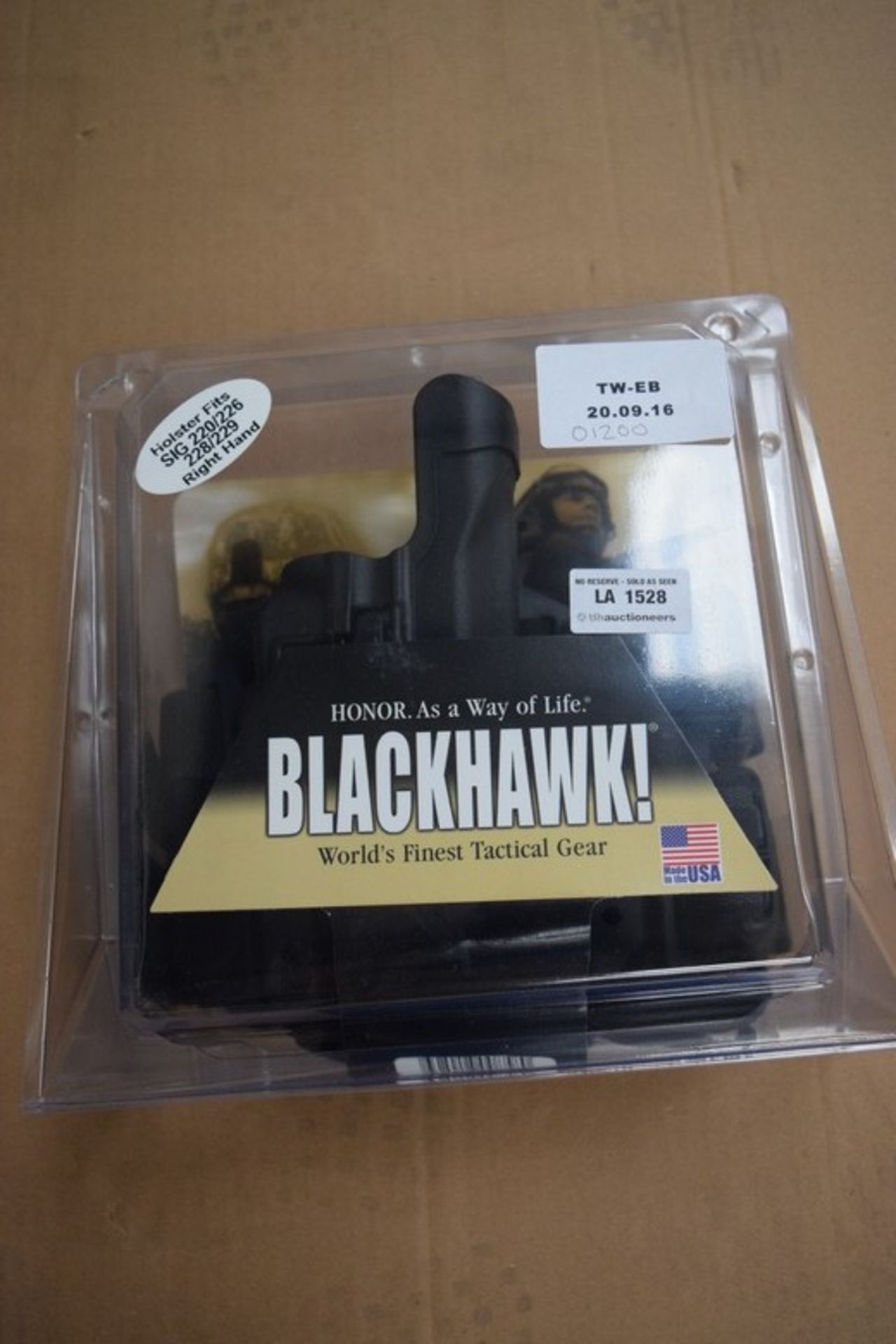 1 X BOXED BLACK HAWK TACTICAL SERPA HOLSTER RRP £120 20.09.16 (TW)