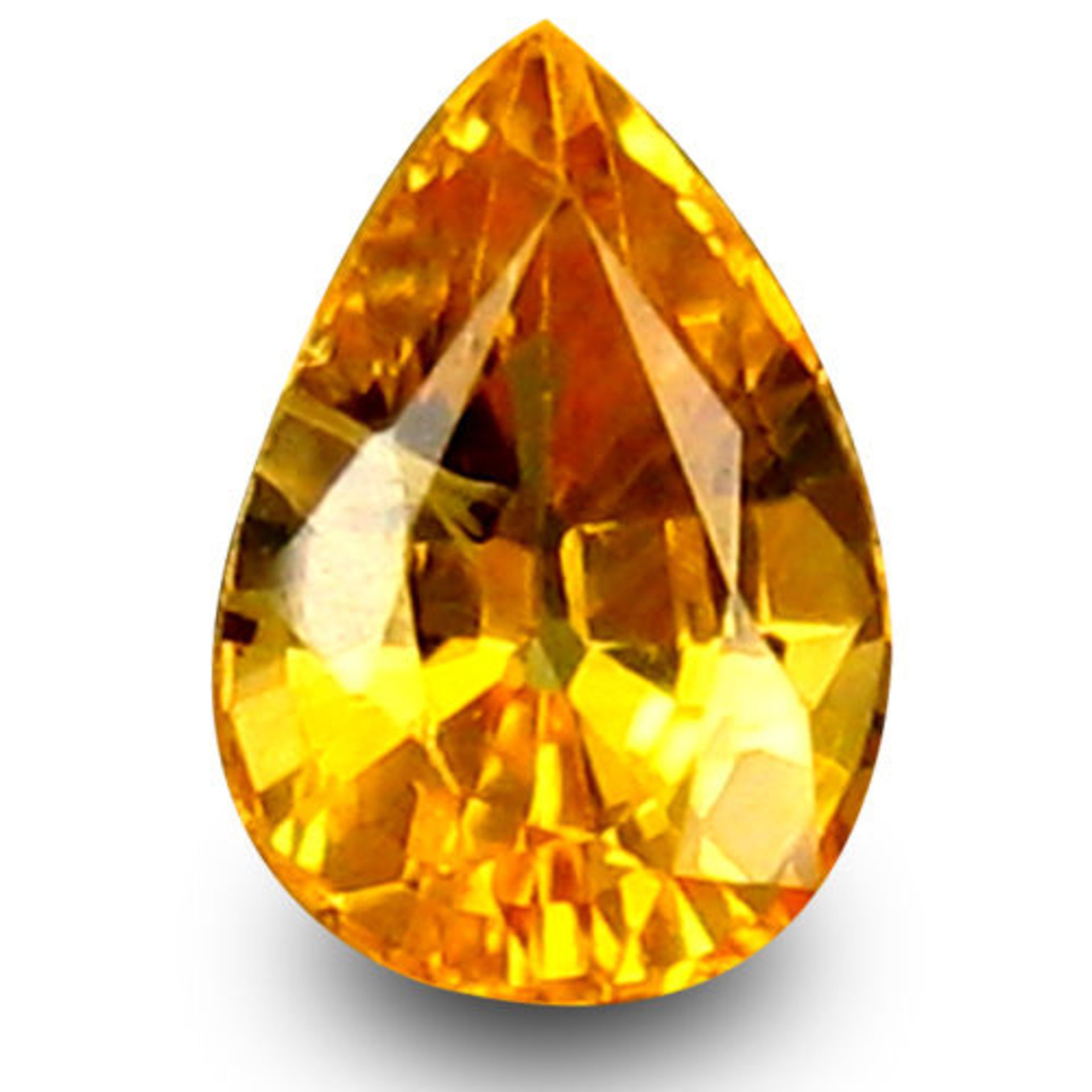 A stunning VVS Clarity Grade AAA+ 0.66ct Ceylon - Sri Lanka Yellow Investment Sapphire Gemstone