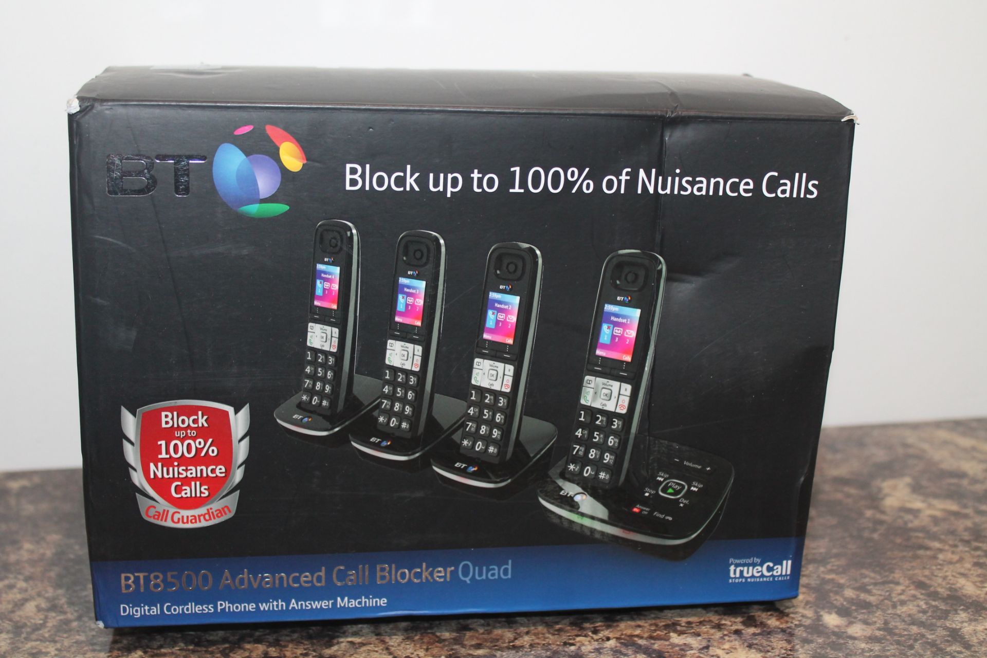BXED BT BT8500 ADVANCED CALL BLOCKER CORDLESS PHONE WITH ANSWERING MACHINE (BL659758)