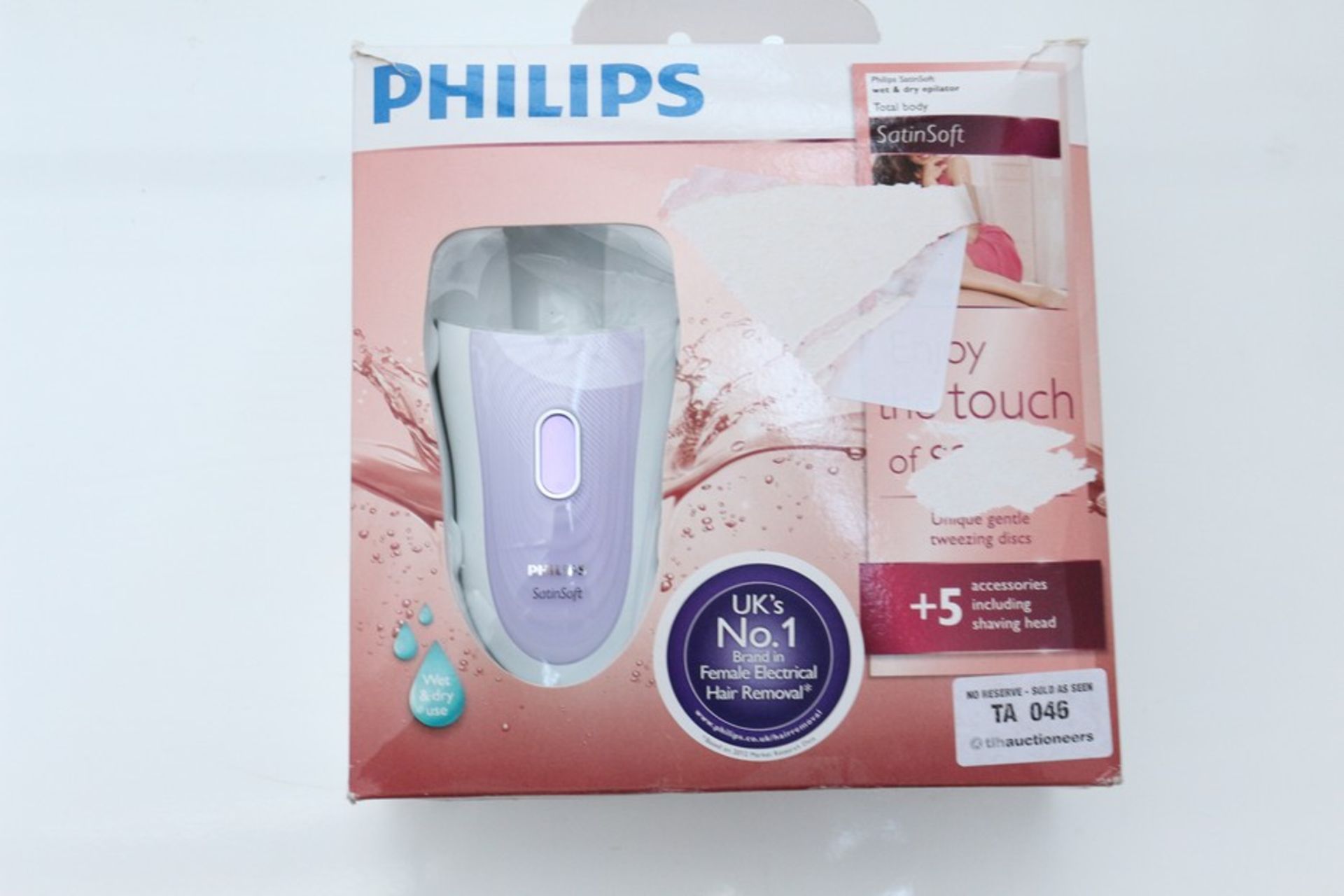 1X BOXED PHILIPS WET AND DRY EPILATOR (BL664184)