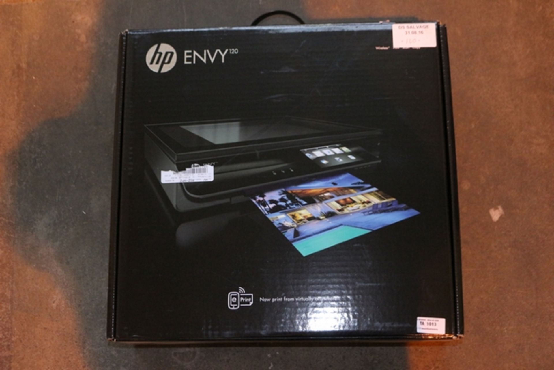 1X BOXED HP ENVY 120 RRP £120 (DS-SALVAGE)