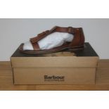 BOXED BRAND NEW BARBOUR SHOES SIZE 7 RRP £90 (DSSALVAGE)