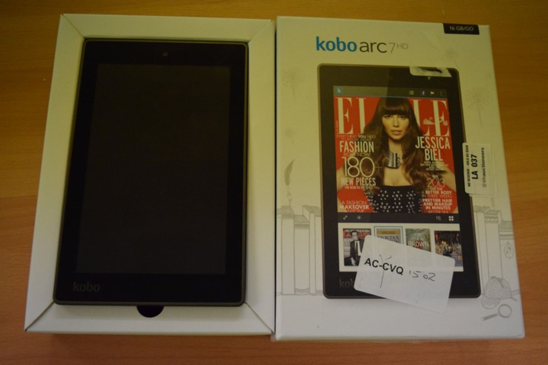 1 x KOBO 7 HD TABLET RRP £110 (PALLET1502)(AC) *PLEASE NOTE THAT THE BID PRICE IS MULTIPLIED BY