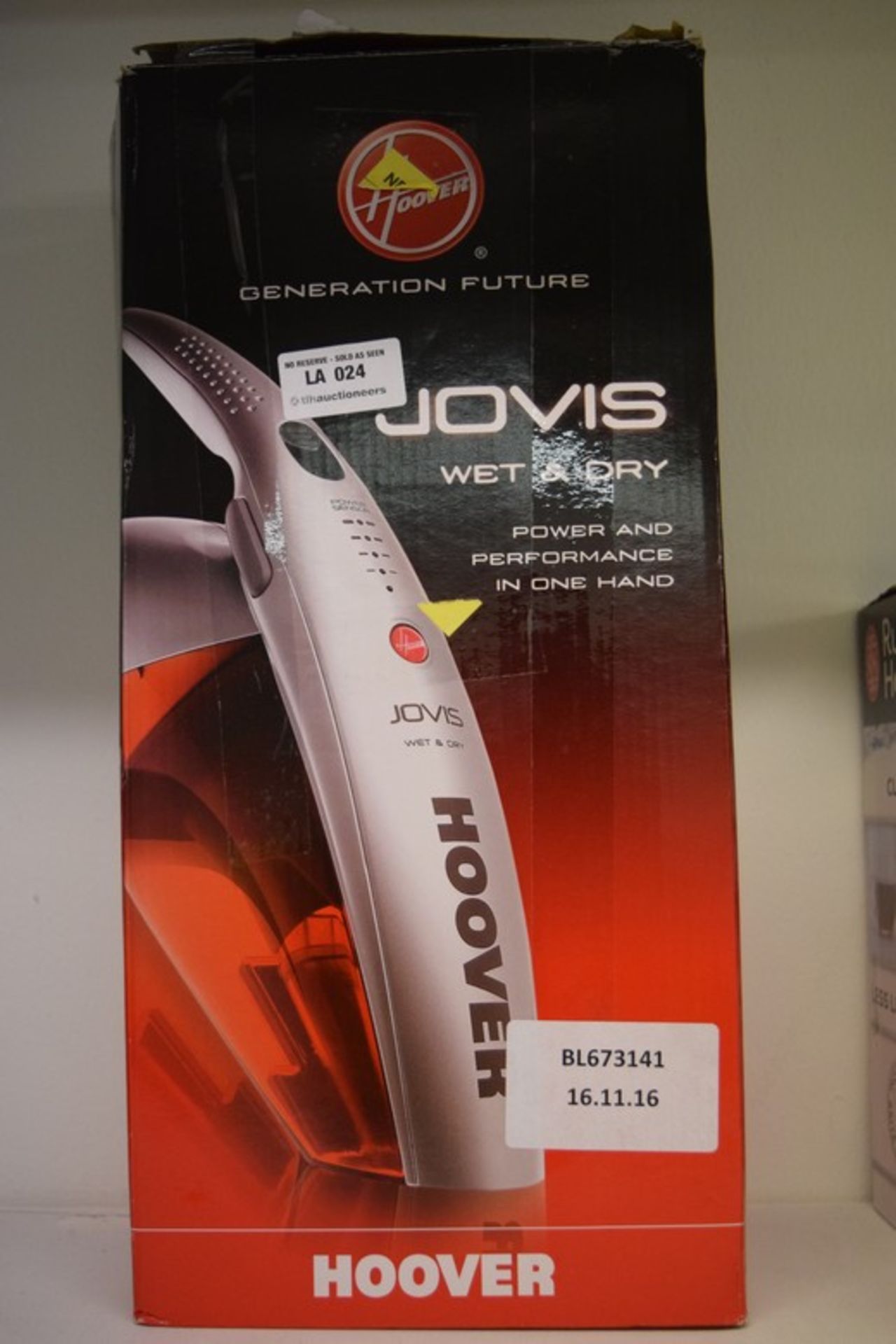 1 x BOXED HOOVER JOVIS WET AND DRY POWER VAC RRP £35 16/11/16 *PLEASE NOTE THAT THE BID PRICE IS