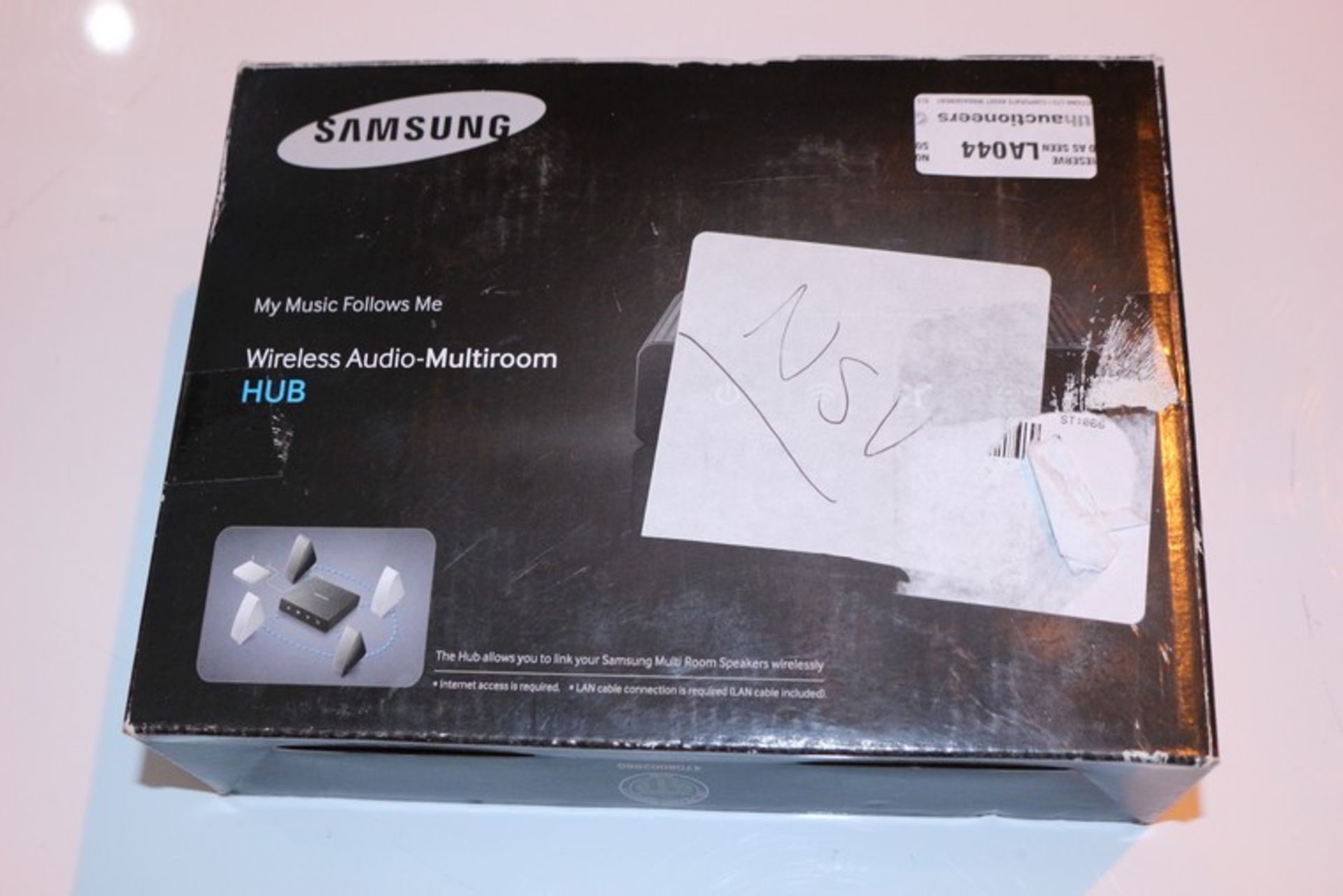 1 x BOXED SAMSUNG MY MUSIC WIRELESS AUDIO MULTI ROOM HUB *PLEASE NOTE THAT THE BID PRICE IS