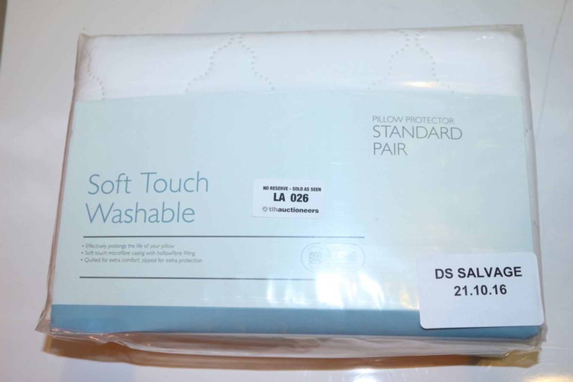 3 x BOXED SOFT TOUCH STANDARD PAIR PILLOW PROTECTORS *PLEASE NOTE THAT THE BID PRICE IS MULTIPLIED