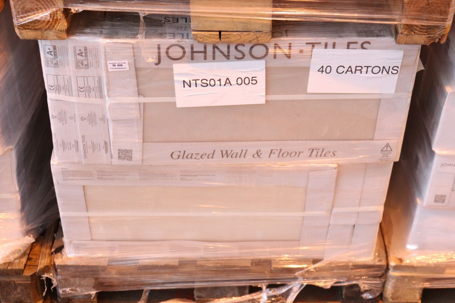 40X BY JOHNSON TILES BRAND NEW FACTORY SEALED 600X300 FLOOR TILES NTS01A RRP £1000 (TW-TILE) - Image 2 of 2