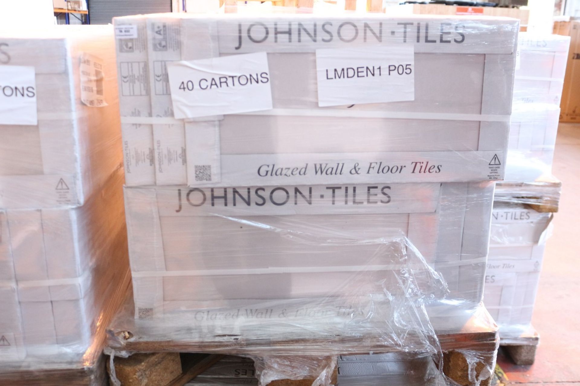 40X BY JOHNSON TILES BRAND NEW FACTORY SEALED 600X300 FLOOR TILES LMDEN1 RRP £1000 (TW-TILE) - Image 2 of 2