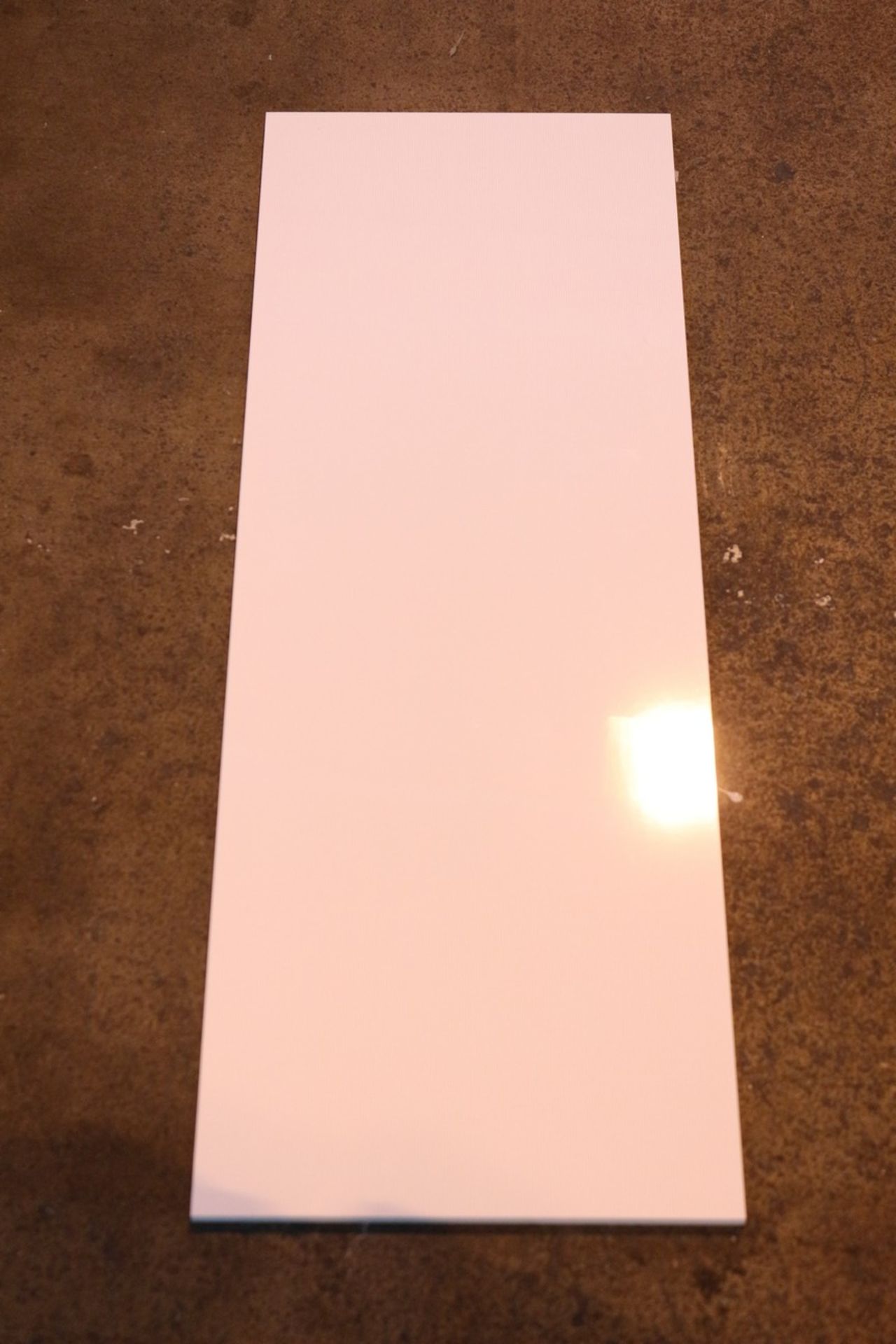 54X BY PORCELANOSA BRAND NEW FACTORY SEALED GLASS BLANCO 310X900 WHITE FLOOR TILES RRP £3068 (MD-