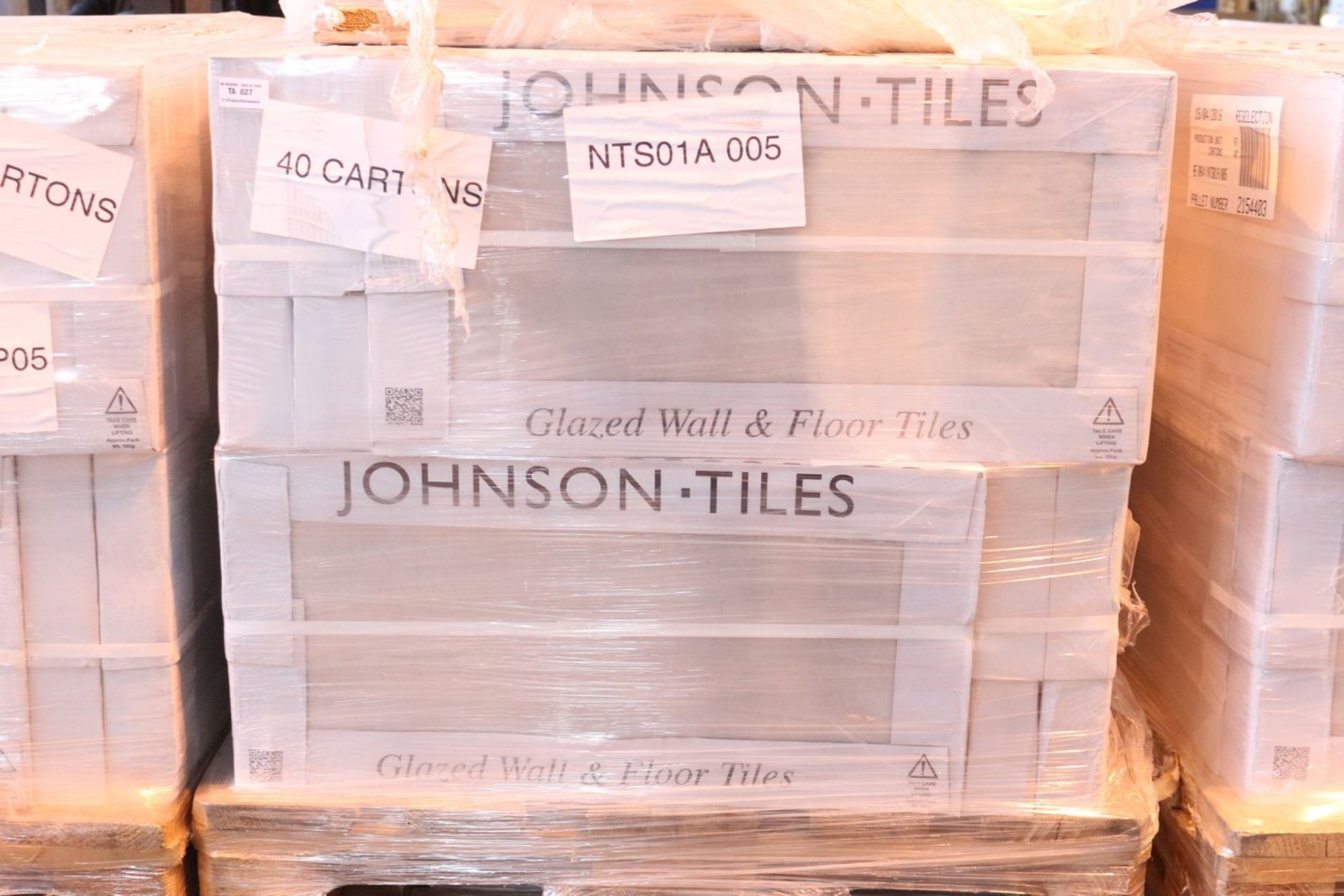 40X BY JOHNSON TILES BRAND NEW FACTORY SEALED 600X300 FLOOR TILES NTS01A RRP £1000 (TW-TILE) - Image 2 of 2