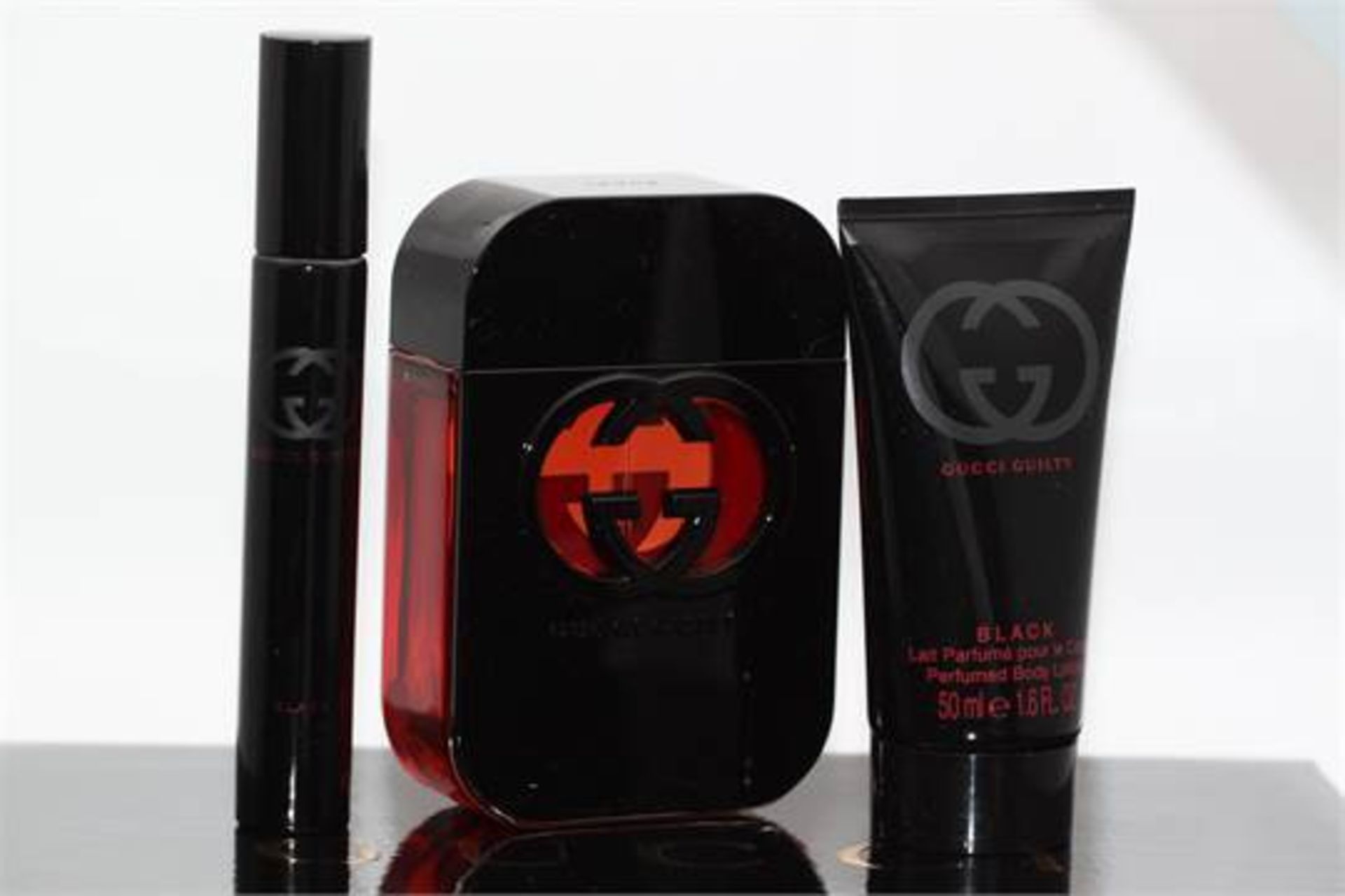 BOXED BRAND NEW THREE PIECE GUCCI GUILTY LADIES PERFUME GIFT SET, 75ML SET, RRP-£68.00 (DS-TLH-A) (