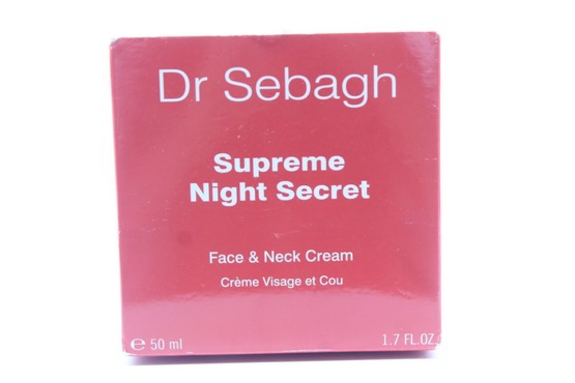 BOXED BRAND NEW DR SEBAGH SUPREME NIGHT SECRET FACE AND NECK CREAM RRP £185 (DS-TLH-A)(26.034)(