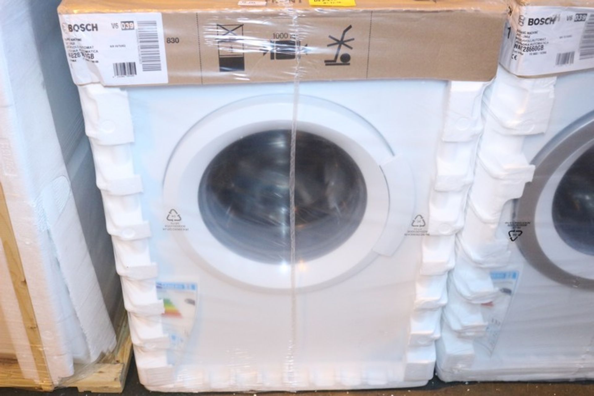 1 x BOXED BOSCH WAB28161GB UNDER THE COUNTER WASHING MACHINE IN WHITE (88931202) RRP £300 *PLEASE