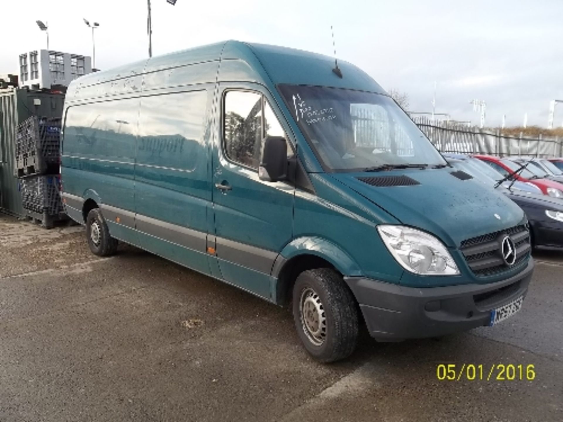 Mercedes Sprinter 311 CDI LWB Panel Van - WR57 ZGF Date of registration:  27.12.2007 2148cc, diesel, - Image 2 of 4