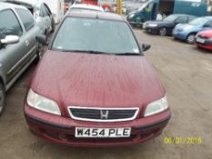 Honda Civic 1.4I S- W454 PLE Date of registration: 25.04.2000 1396cc, petrol, manual, red Odometer