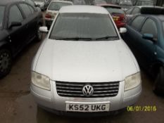 Volkswagen Passat SE 20V - KS52 UKG Date of registration: 24.01.2003 1984cc, petrol, manual,