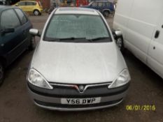 Vauxhall Corsa Comfort 12V - Y56 DWP Date of registration:  07.06.2001 973cc, petrol, manual, silver