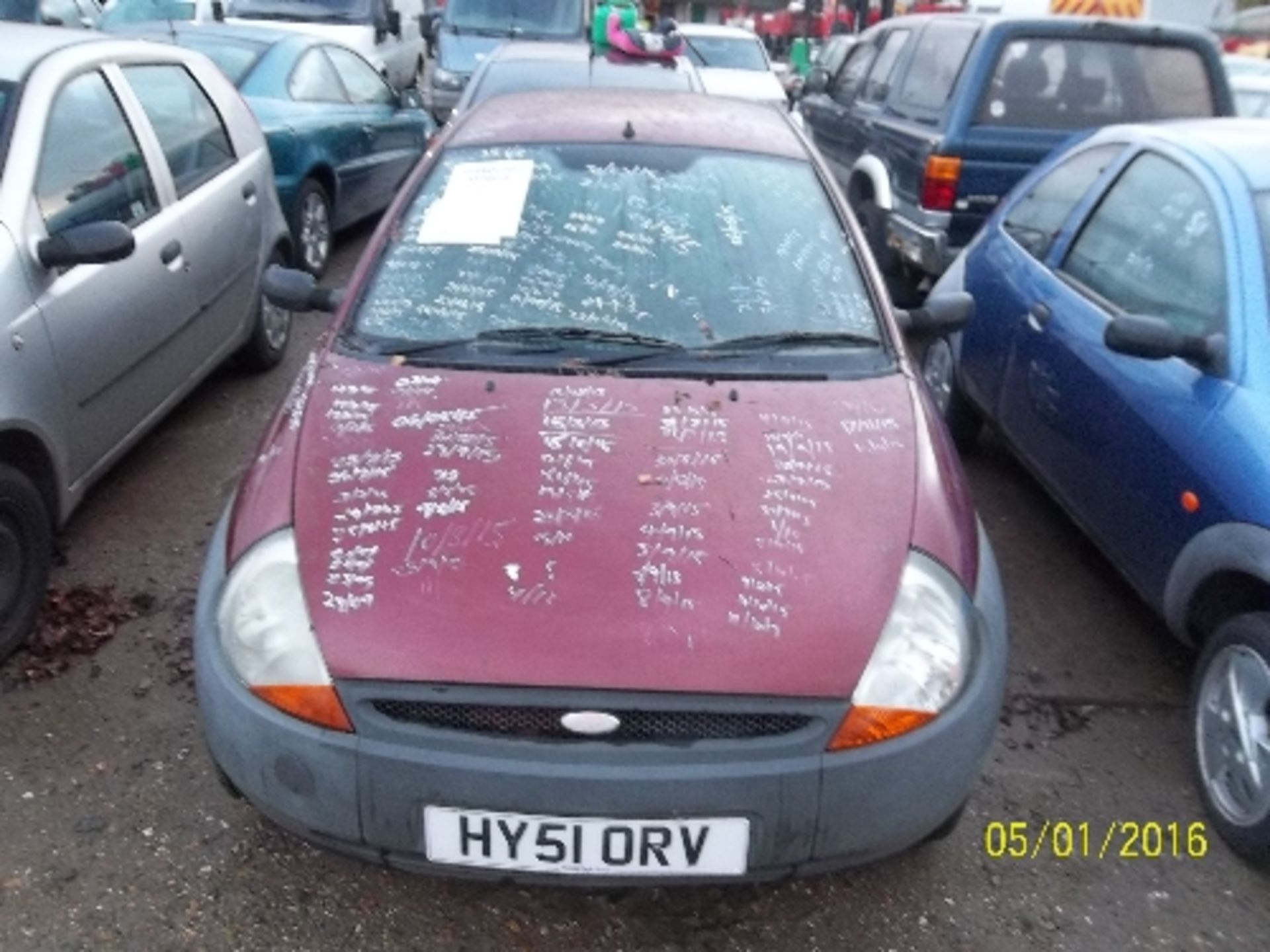Ford KA - HY51 ORV Date of registration:  01.09.2001 1299cc, petrol, manual, red Odometer reading: