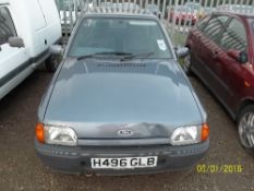 Ford Orion Ghia - H496 GLB Date of registration:  31.12.1990 1596cc, petrol, automatic, grey