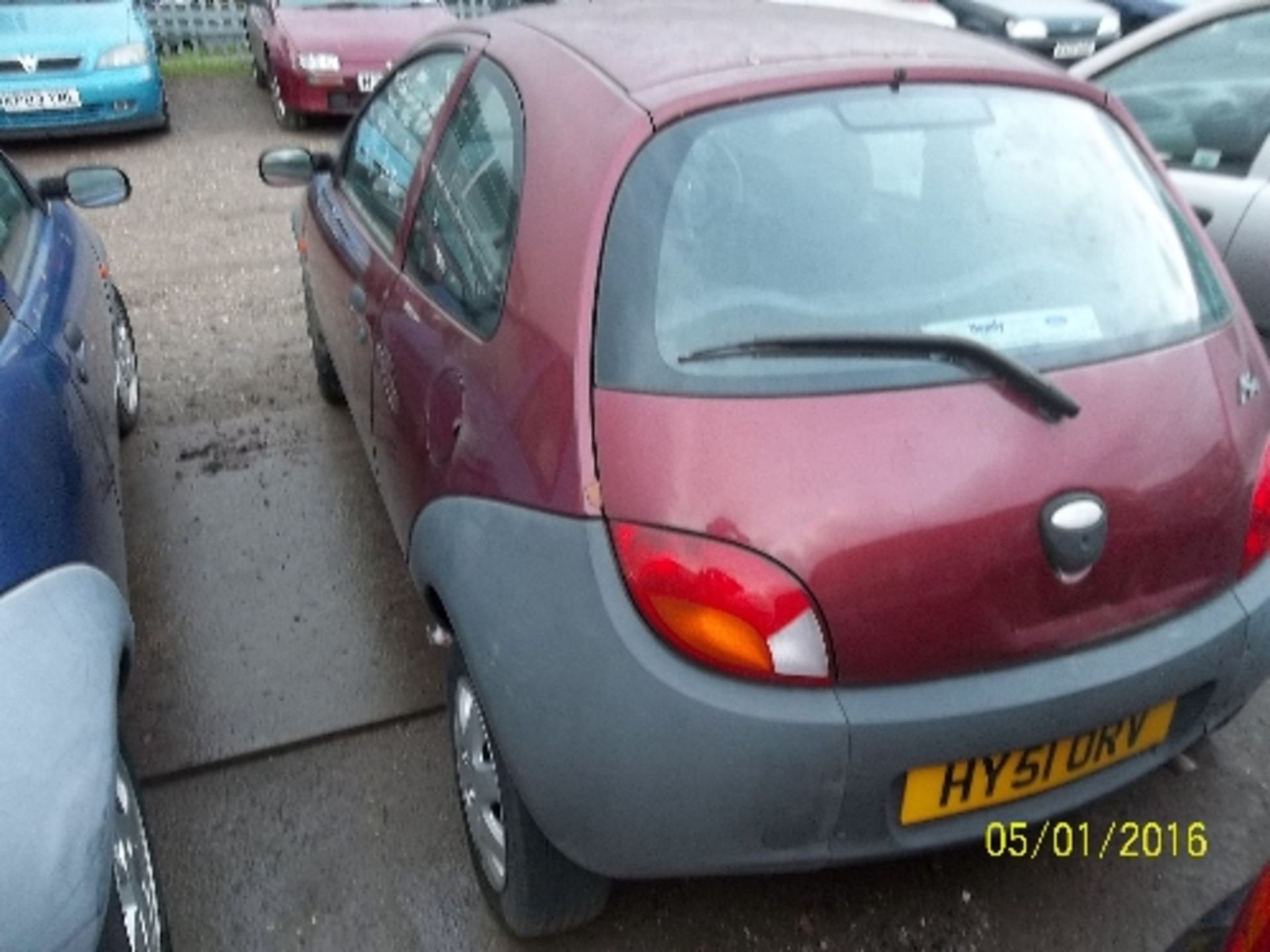 Ford KA - HY51 ORV Date of registration:  01.09.2001 1299cc, petrol, manual, red Odometer reading: - Image 4 of 4