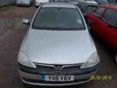 Vauxhall Corsa Elegance 16V - Y119 YBV Date of registration:  01.03.2001 1389cc, petrol, manual,
