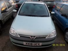 Vauxhall Corsa Comfort 16V - X108 UCX Date of registration:  08.01.2001 1199cc, petrol, manual,