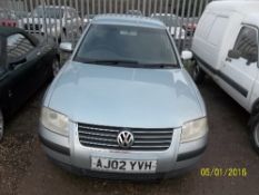 Volkswagen Passat SE - AJ02 YVH Date of registration:  24.06.2002 1984cc, petrol, manual, blue