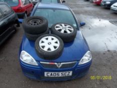 Vauxhall Corsa Breeze CDTI - CA05 SCZ Date of registration:  28.06.2005 1248cc, diesel, manual, blue