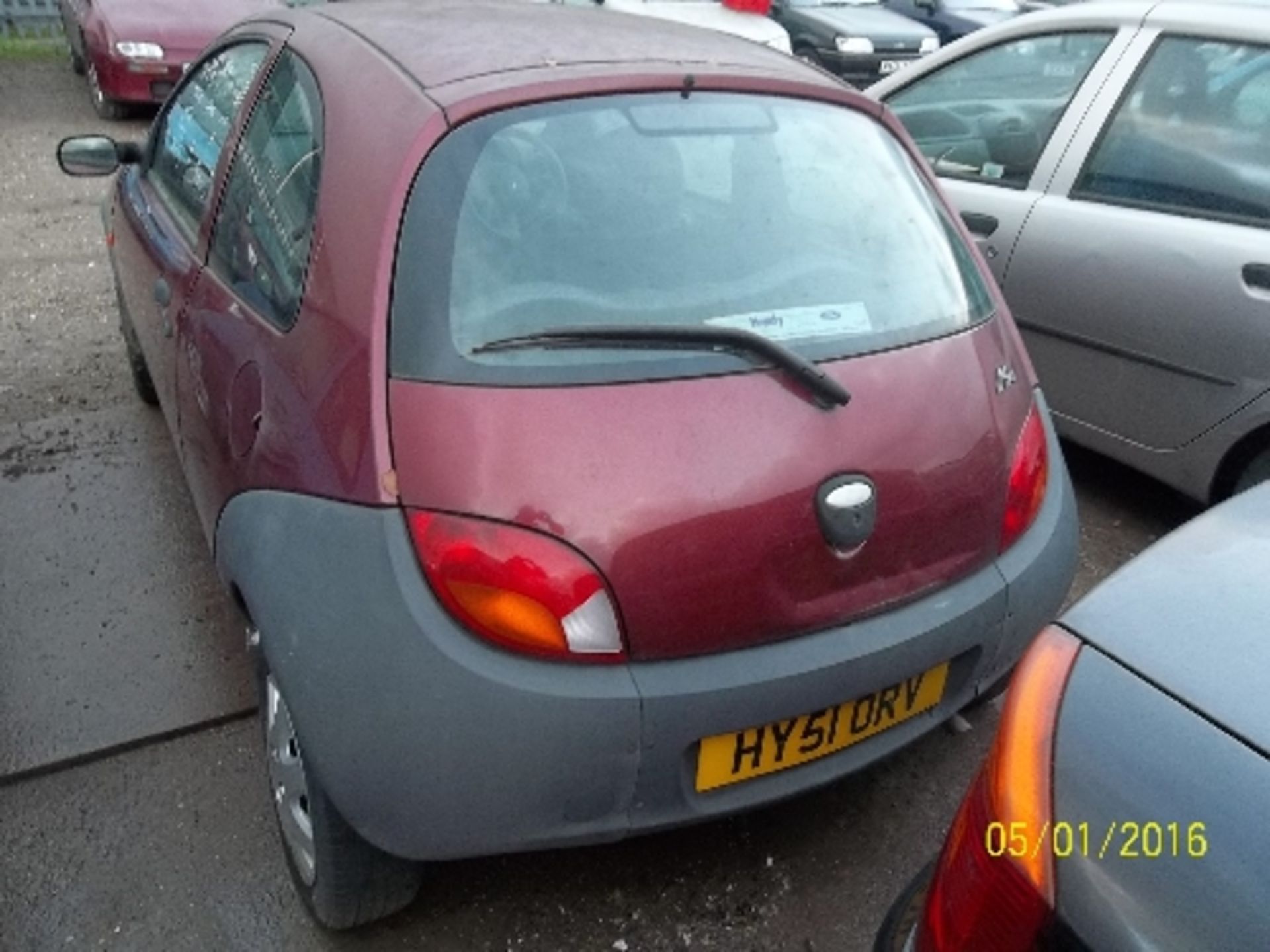Ford KA - HY51 ORV Date of registration:  01.09.2001 1299cc, petrol, manual, red Odometer reading: - Image 3 of 4