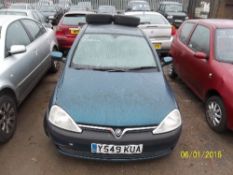 Vauxhall Corsa Comfort DI - Y549 KUA Date of registration: 17.05.2001 1686cc, diesel, manual, blue