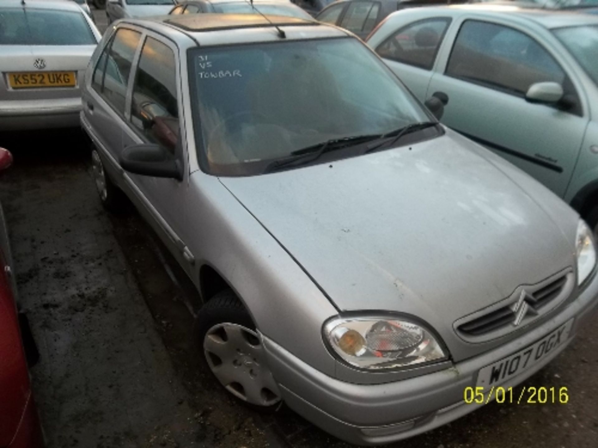 Citroen Saxo Desire - W107 OGX Date of registration:  16.08.2000 1527cc, diesel, manual, silver - Image 2 of 4