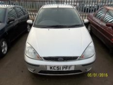 Ford Focus Ghia - KC51 PFF Date of registration:  16.01.2002 1596cc, petrol, manual, silver Odometer