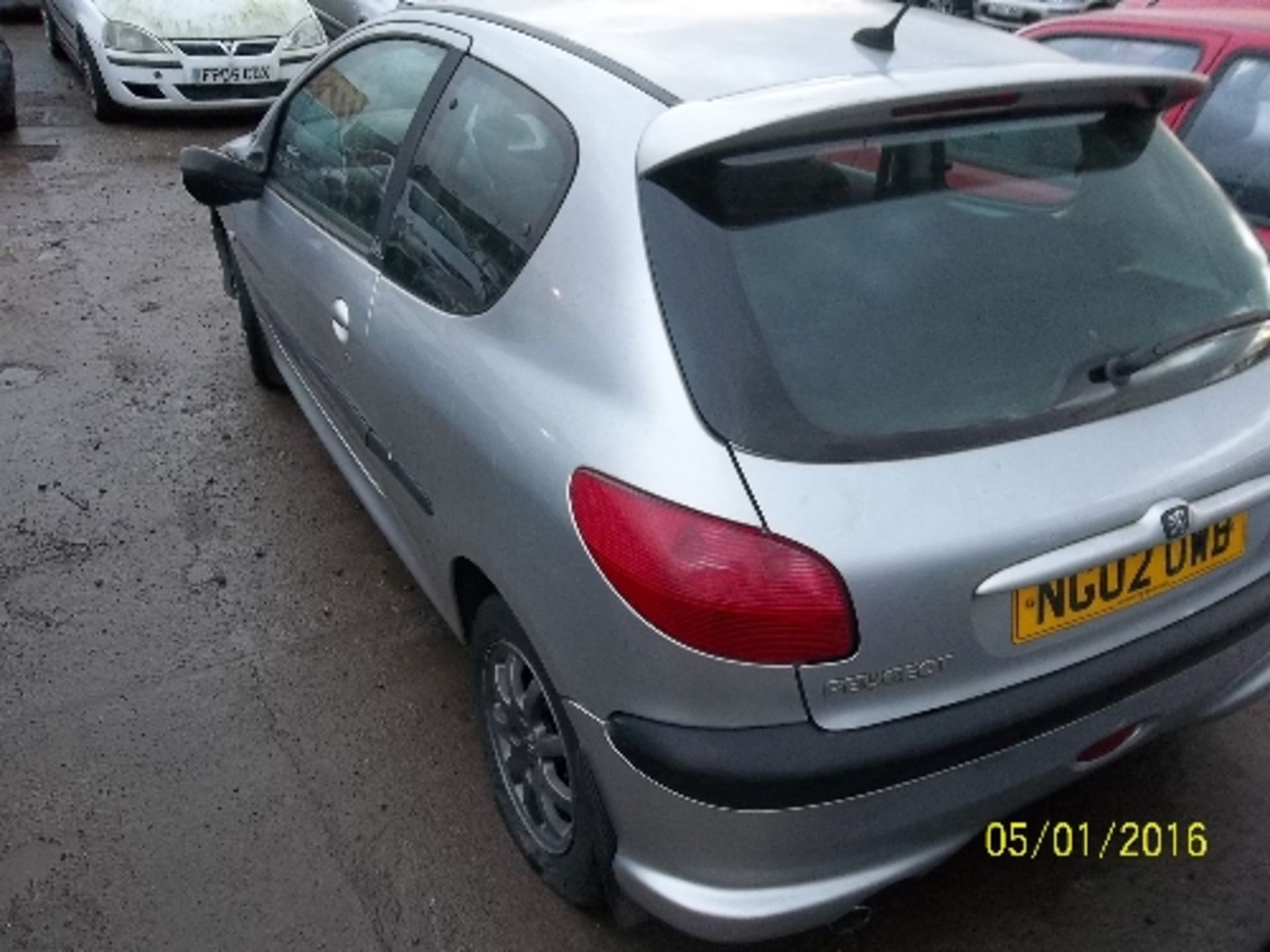 Peugeot 206 Quiksilver - NG02 UWB Date of registration: 14.06.2002 1360cc, petrol, manual, silver - Image 4 of 4