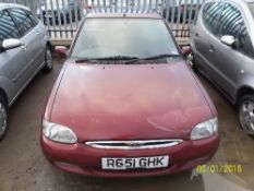 Ford Escort Ghia X - R651 GHK Date of registration: 27.04.1998 1796cc, petrol, manual, red