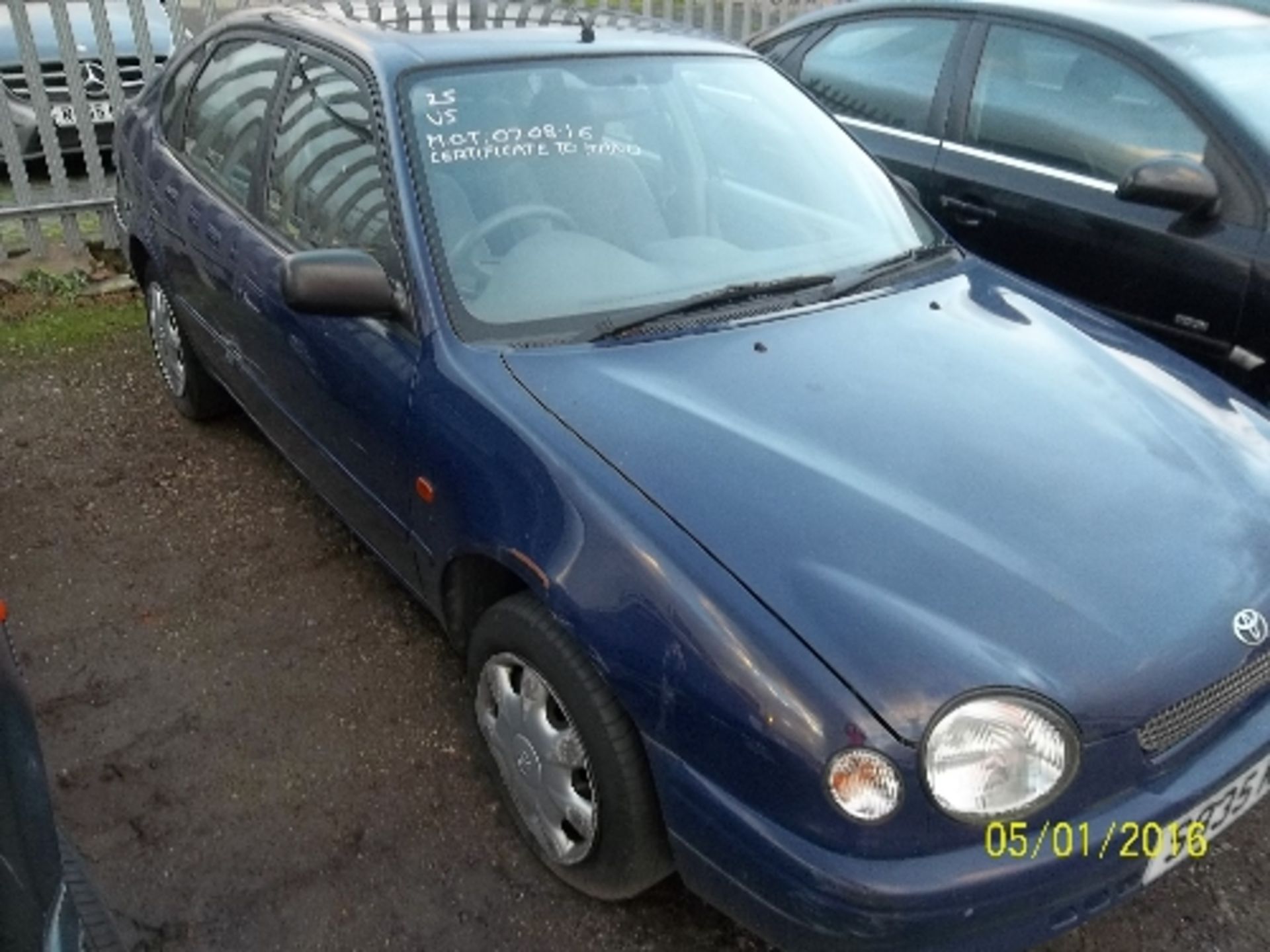 Toyota Corolla GS - S835 KHY Date of registration:  20.11.1998 1332cc, petrol, automatic, blue - Image 2 of 4