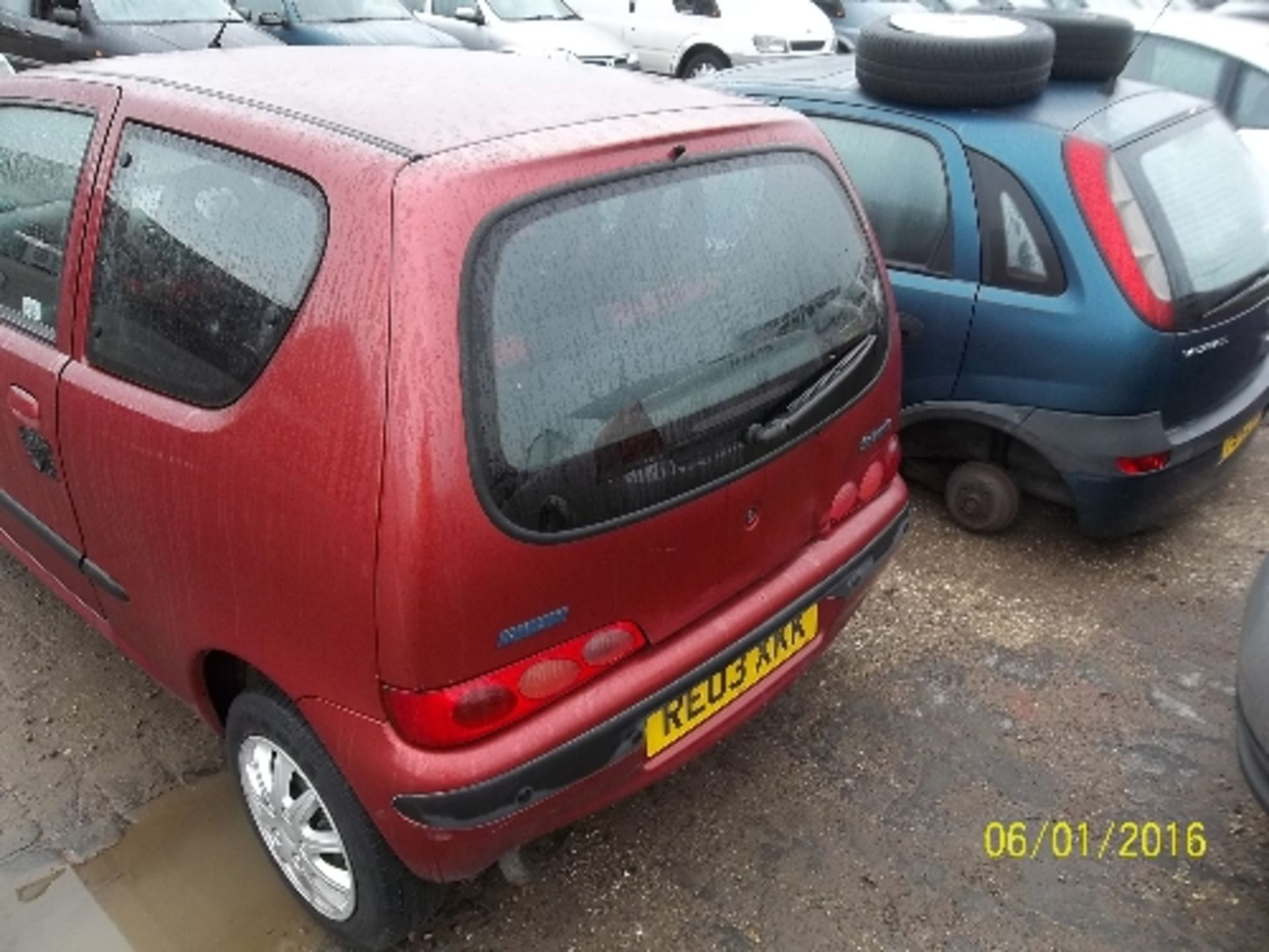 Fiat Seicento Active - RE03 XKK Date of registration:  28.03.2003 1108cc, petrol, manual, red - Image 3 of 4