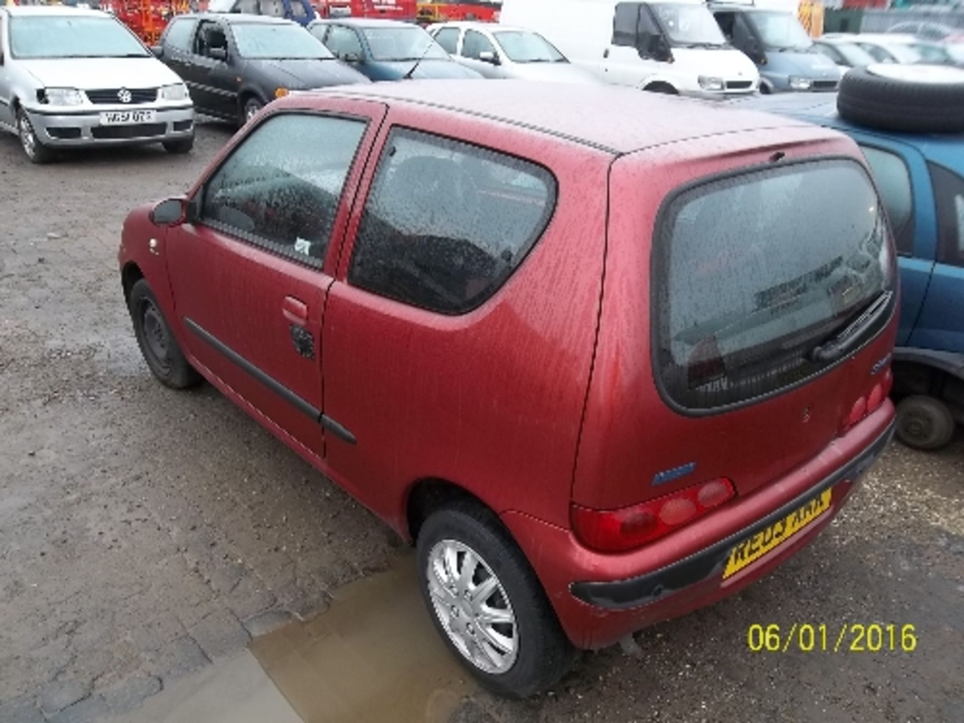 Fiat Seicento Active - RE03 XKK Date of registration:  28.03.2003 1108cc, petrol, manual, red - Image 4 of 4