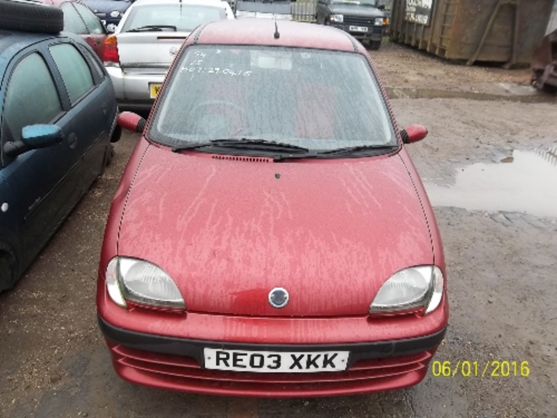 Fiat Seicento Active - RE03 XKK Date of registration:  28.03.2003 1108cc, petrol, manual, red