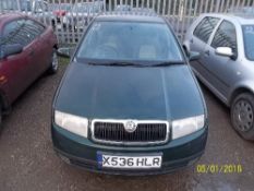 Skoda Fabia Comfort 16V - X536 HLR Date of registration:  04.12.2000 1390cc, petrol, manual, green