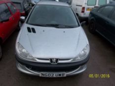 Peugeot 206 Quiksilver - NG02 UWB Date of registration: 14.06.2002 1360cc, petrol, manual, silver