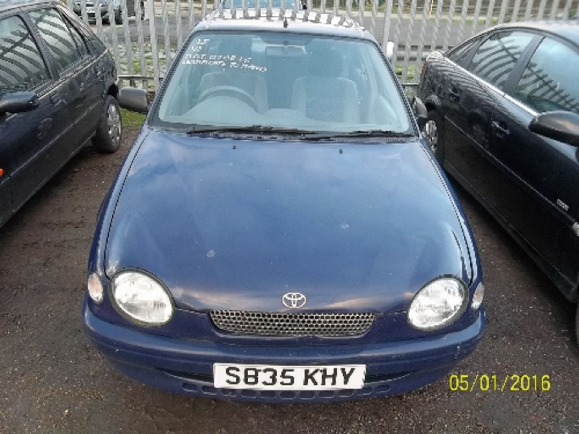 Toyota Corolla GS - S835 KHY Date of registration:  20.11.1998 1332cc, petrol, automatic, blue