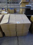 4 boxes of reflector lamps, 40cms x 27cms (4 per box)