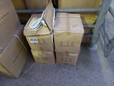 4 boxes CFL lamp hangers/leads (approx 20 per box)
