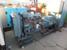 Ford 6 cylinder 65kva Puma standby generator Automatic start, low standby hrs